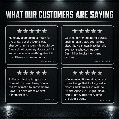 LumineCast™ NFL Car Door Logo Projector